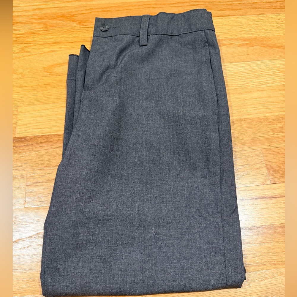 Boys Charcoal Gray Dress Pants (unfinished)